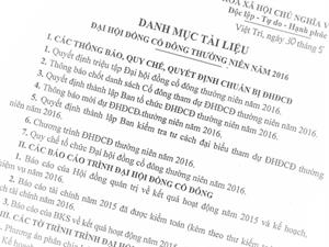 Tài liệu ĐHCĐTN năm 2016
